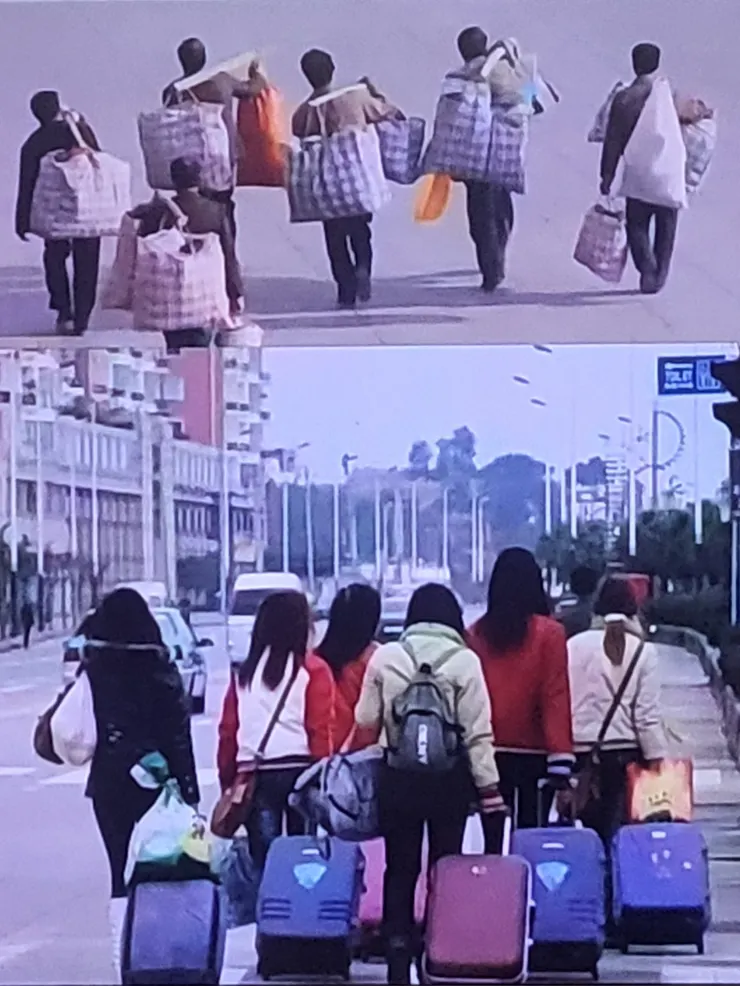 失業回鄉圖(下載自網路圖片)