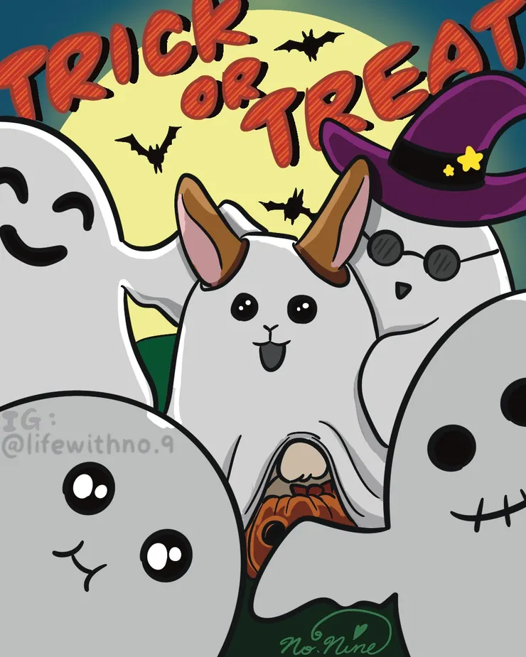 覺得這種鬼鬼真是簡單可愛👻