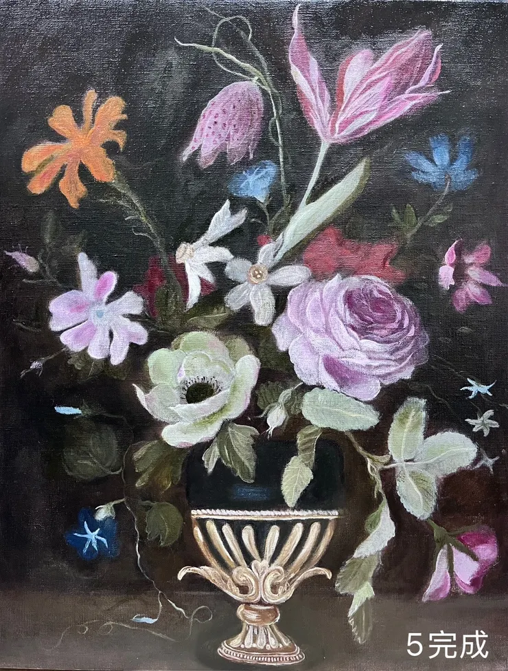 階段性完成，畫完的時候我好感動喔><