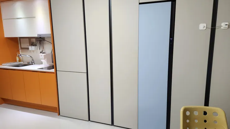 電子衣櫥與冰箱(整合櫃子）