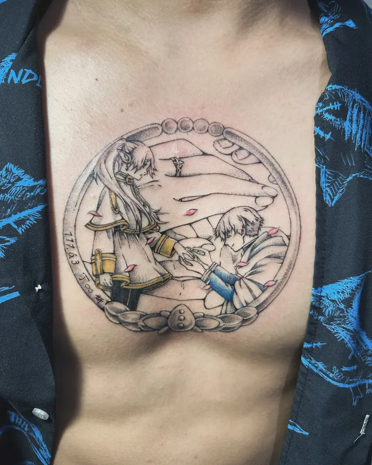 《葬送的芙莉蓮》－凱克刺青作品