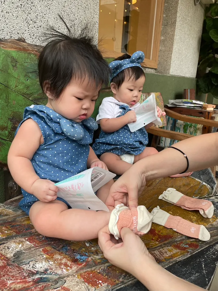 sNug健康機能童襪-麻花橘