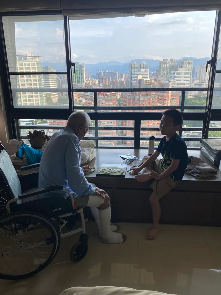 Loeb與爺爺的中秋象棋爭霸賽