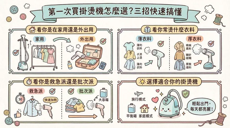 第一次買掛燙機怎麼選？三招快速搞懂
