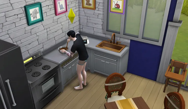 是棣棣再做蛋糕欸~~