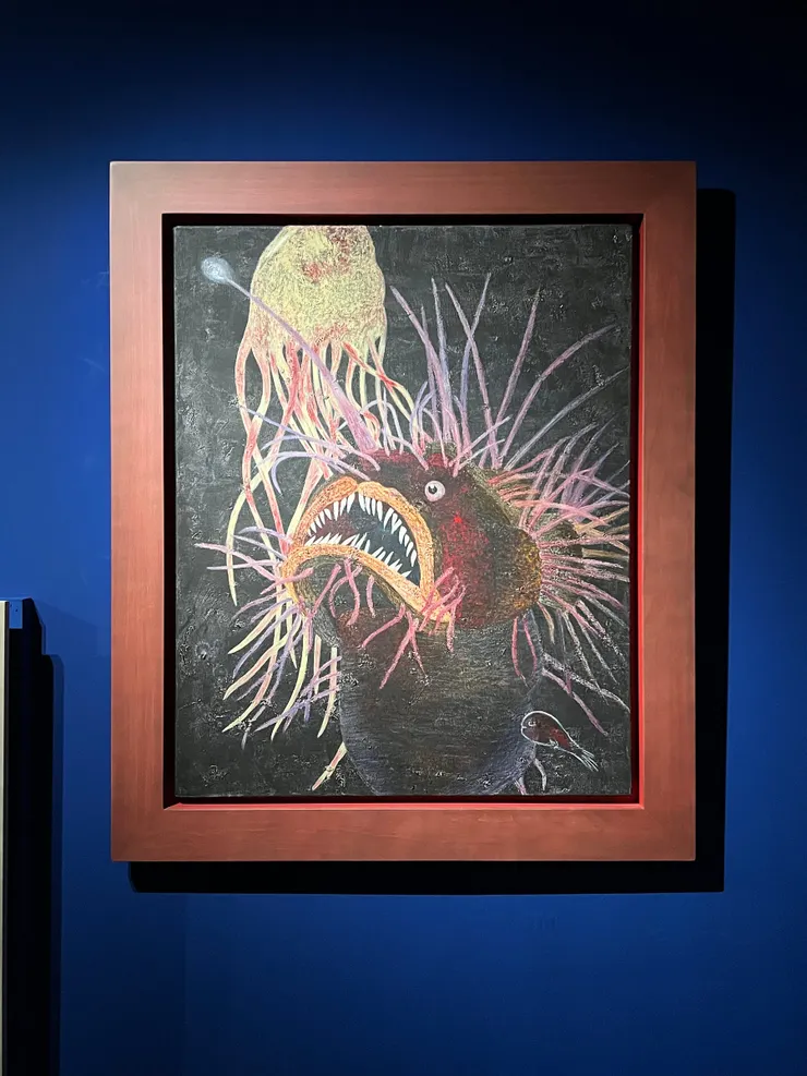 作品多聚焦在深海生物