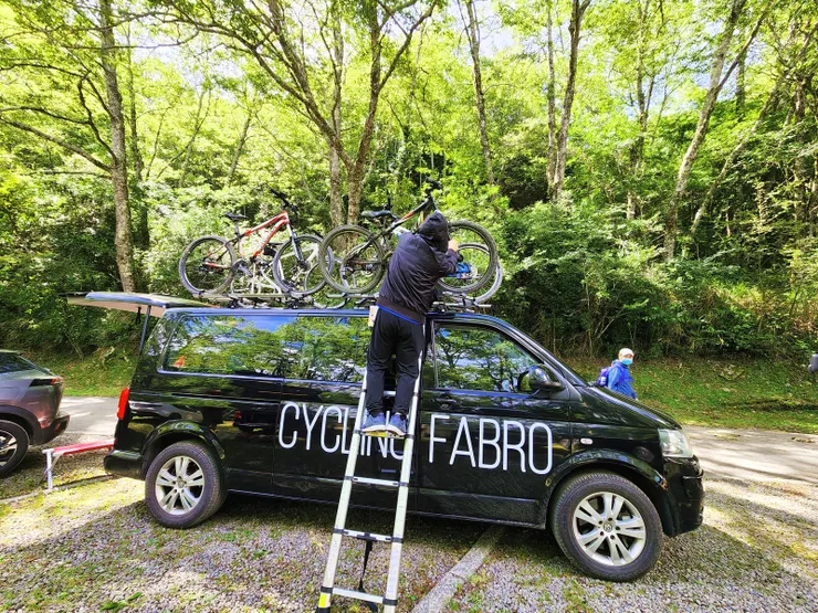 14:20回到觀霧山莊停車場，結束行程。