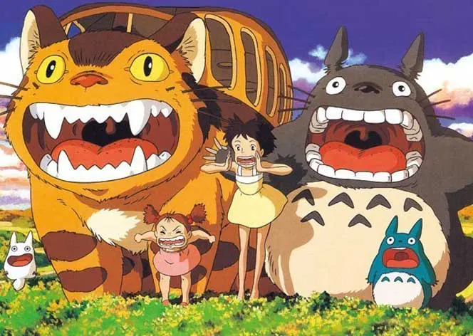 9.我們一起大笑看看，可怕的東西就會跑光光了。__龍貓