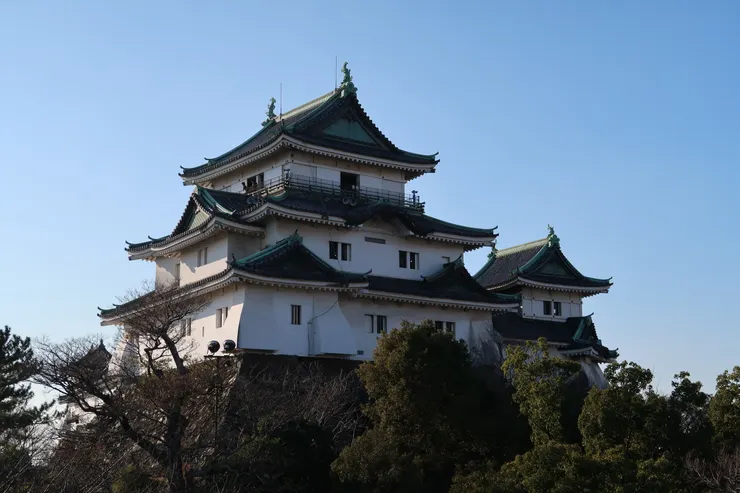 如果要拍天守閣的話,在城公園有個小山丘,比較好拍。
