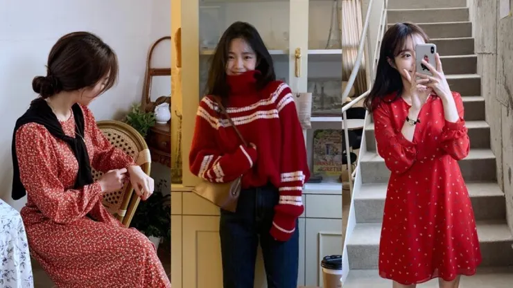 新年走春這樣穿！5種穿搭範例讓紅色不再俗氣，還