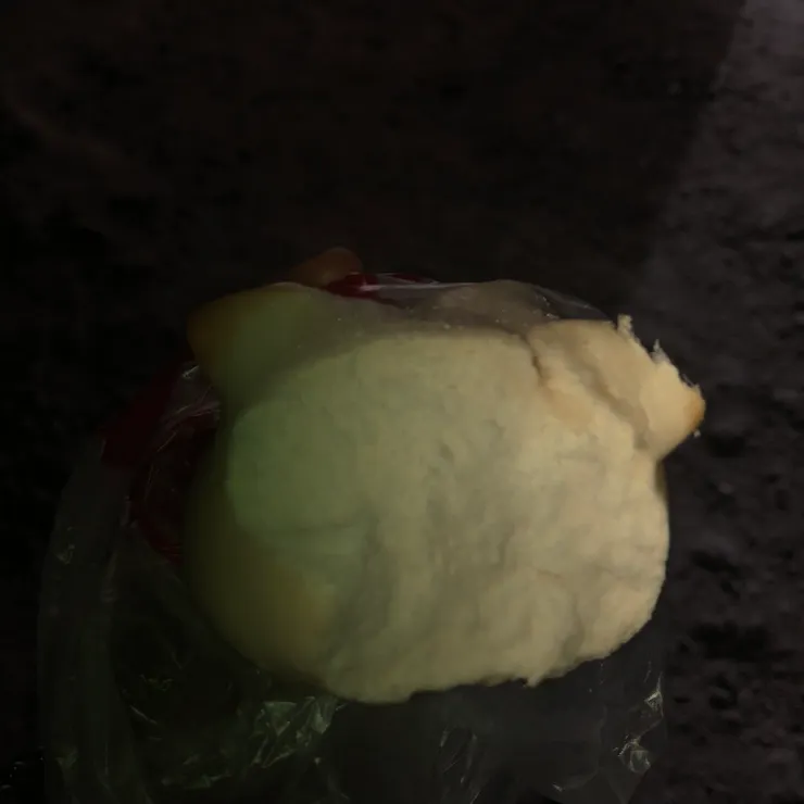 導遊發的小早餐,怕我們肚子餓,滿好吃的!有點像發糕。