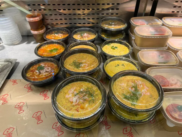 霍托格沙倫市場販售平民美食