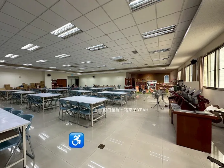 主建築物二樓為付費手作區域，輪子無障礙。