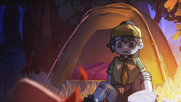 《山神》動畫截圖,震驚的夏莉莉