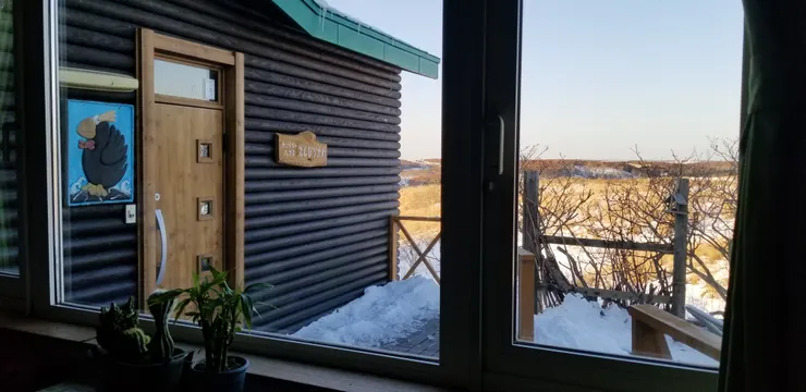 外觀是低調小木屋