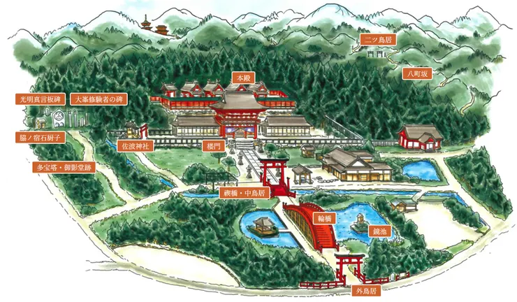 丹生都比売神社地圖(來源:丹生都比売神社)