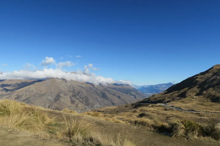 遠方就是Lake Wakatipu