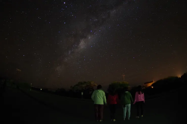 附上南澳小鎮的一片天空