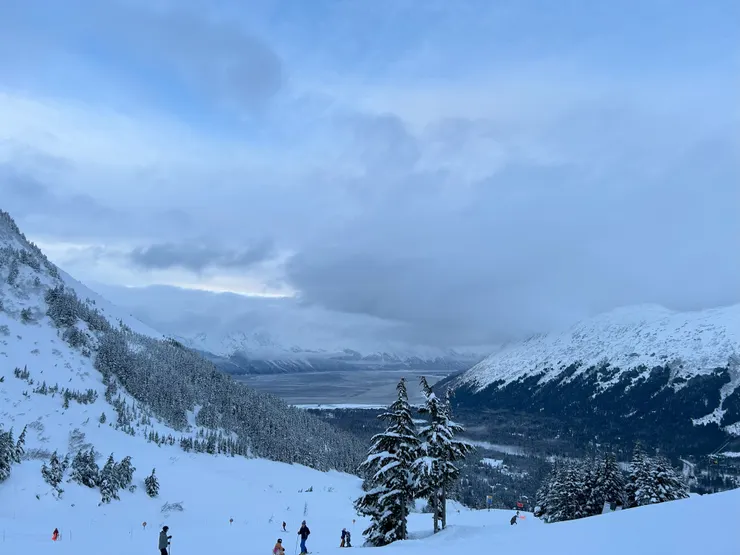 圖三、Alyeska山頂風光