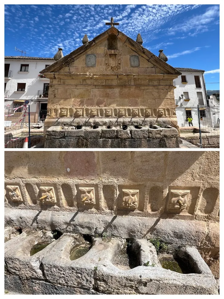 八口噴泉提供口渴、疲倦和炎熱的人們清涼， 還特別設計動物的飲水坑，