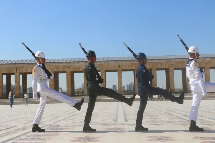 Anıtkabir衛兵交接,攝影於Ankara