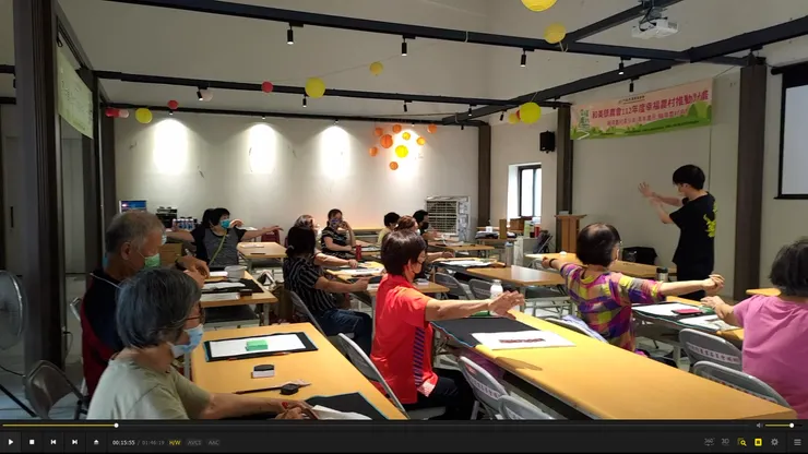 彰化和美正念書法班：肢體探索與身體覺察活動（林冠傑，2023）