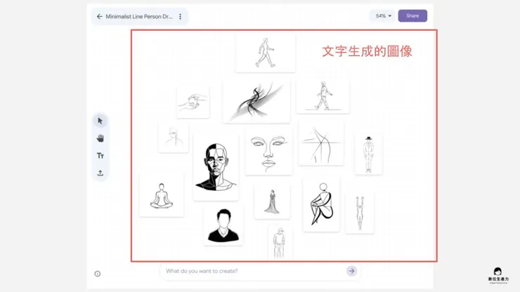 01 如何使用 Mixboard｜① 文字描述生成圖片｜文字生成圖像