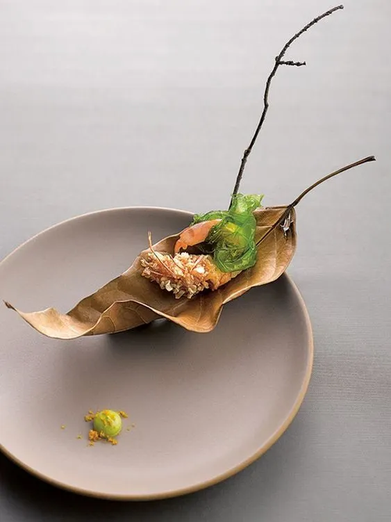 很多法式料理也融入了"禪風"