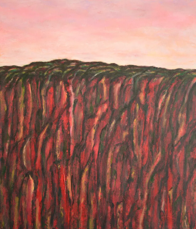 丹円藝術:滿丹円的創作,岩石的畫作處理成為屬於藝術家個人獨特語彙-2