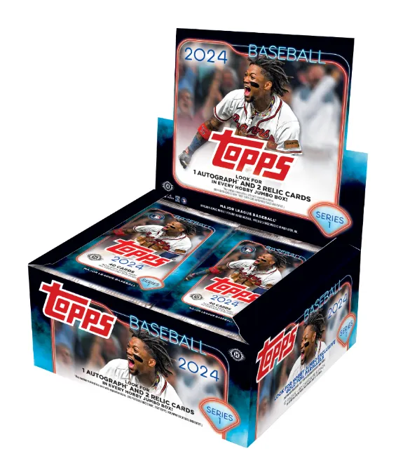 Topps Series 1 2024 jombo Box- 保障一簽和兩張用品卡