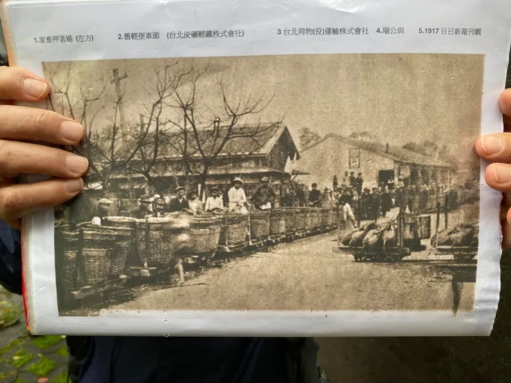 曾有台車、水圳並行的景文街