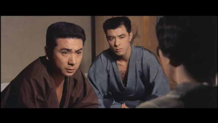 勝新太郎（左）與田宮二郎（右）｜圖片取自電影《惡名》