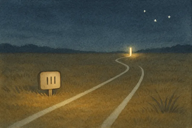 偏線回正，稀星作標。