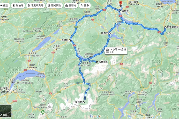 安排列支敦士登是為了滿足多去一個國家的願望，以路線來說不是太順。