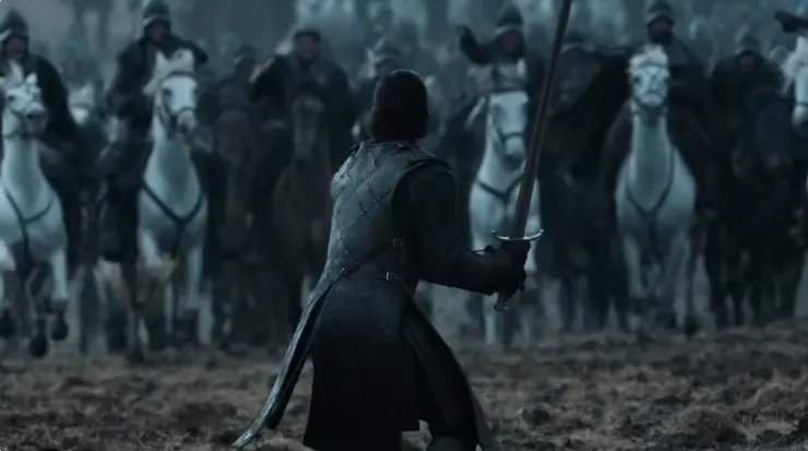 觀眾從Jon Snow視角觀看戰役的血腥與衝擊。