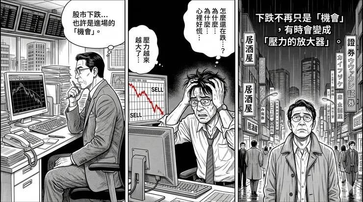下跌不再只是「機會」，有時會變成「壓力的放大器」。