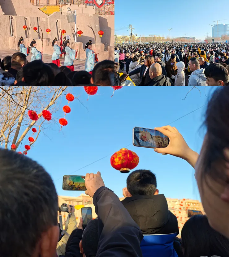 喀什古城東門的「淡季」人潮，以及哈比人(我)的視角