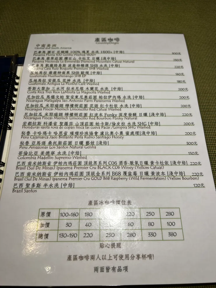 單品咖啡