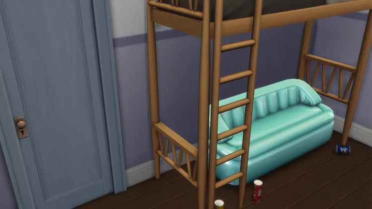 人們都喜歡把高腳床下面放置不同的傢俱，變成不同用途，在香港通常是放書桌或衣櫃。