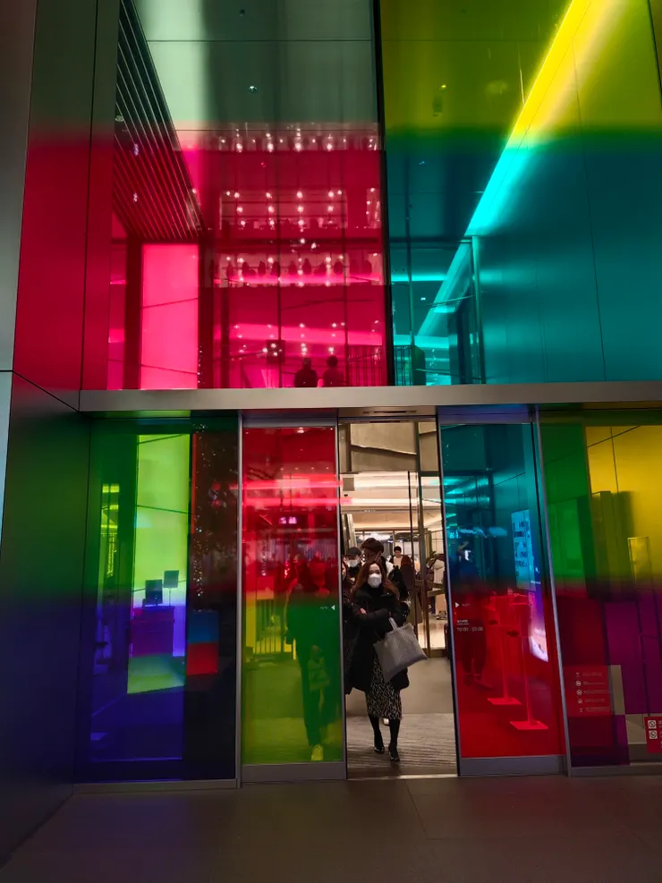 入口處的設計增添美感