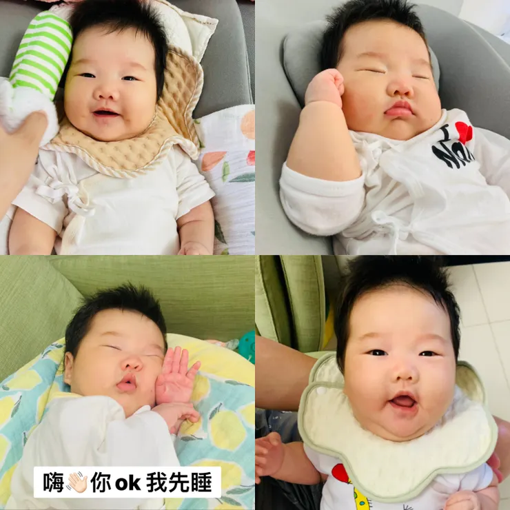 戰爭或和平操心没用且聊聊小孫女！JB金孫，2個月大。