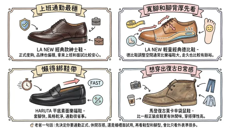  直接抄作業！老爸的 2026 男生皮鞋避坑快選單