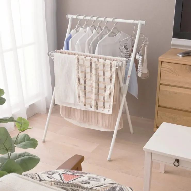 IRIS OHYAMA 室內X型摺疊曬衣架