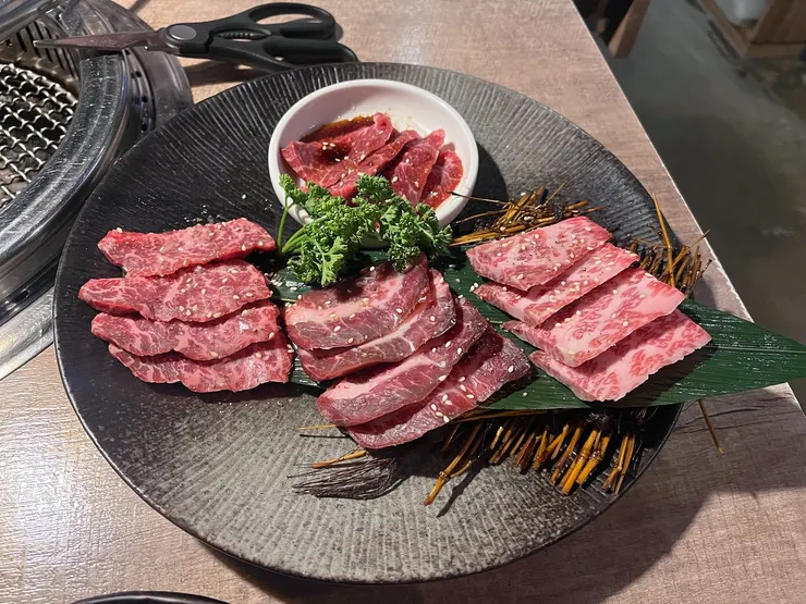和牛盛和4品(牛小排、扇子肉、翼板、板腱)
