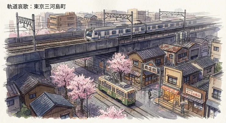 俗稱「東京櫻花路面電車」的都電荒川線