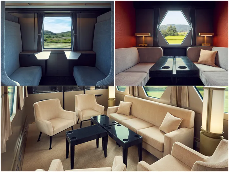 豪華車廂要付包廂費，但也不好訂。圖取自官網