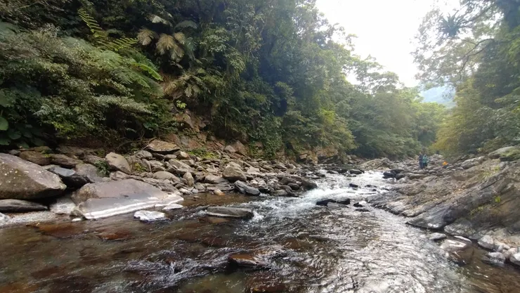 回到起點前從0.8K處下阿玉溪