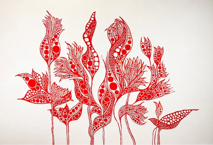 陳益村作品-花圓