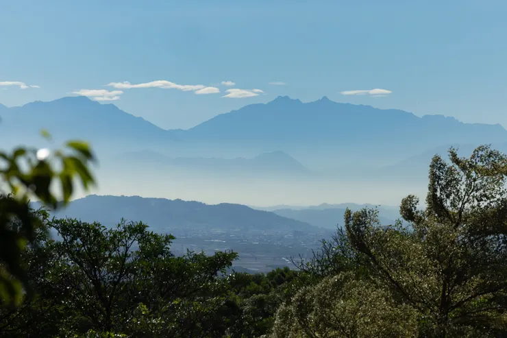 從老外林道遠眺台中市區，希望這塊MTB的樂土能永存