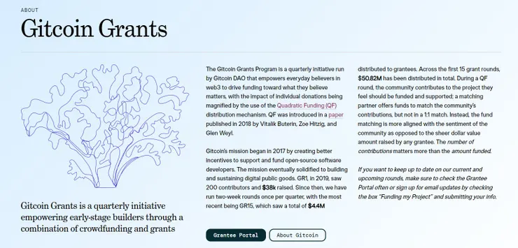 取自 Gitcoin 官方網站